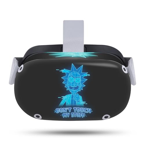 Head Case Designs Officially Licensed Rick and Morty Don't Touch My Stuff Graphics Vinyl Sticker Skin Decal Cover Compatible with Meta Quest 2