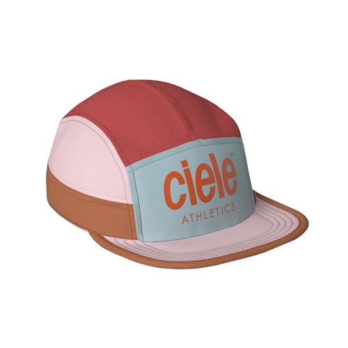 Ciele Athletics GOCap - Premium Washable Moisture Wicking Hat with Sun Protection 5-Panel Knit Running Hat - StarlightBlue LightPink