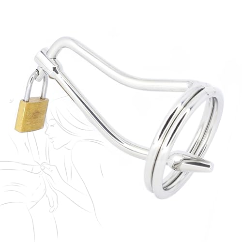 Dilatateur urétral avec cage de chasteté homme pour stimulation pénis