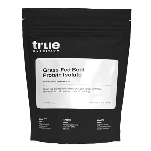 True Nutrition Grass Fed Beef Protein Powder Isolate - 29g