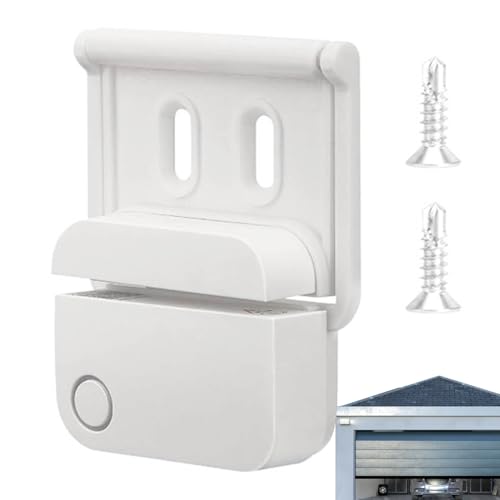 Soporte Para Abridor De Puerta De Garaje - Soporte De Alarma ABS De 12x8x1cm, Soportes Montaje De Entrada, Soportes De Seguridad Antirrobo Inteligente Resistente Al Agua | Base De Montaje De Alerta D