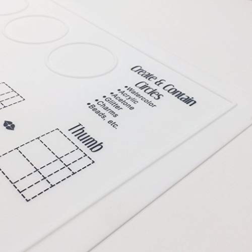 Bliss Kiss Simply Neat Manicure Mat - Silicone Manicure Mat for Stamping and Nail Art