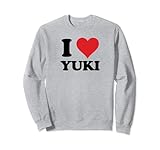 Photo Gallery i heart yuki nome i love personalizzato stuff felpa Photo Gallery i heart yuki nome i love personalizzato stuff felpa