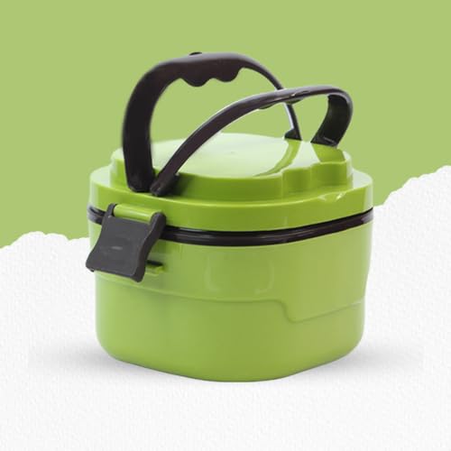 Attro Foody Insulated Double Wall Lunch Box with Inner Steel Conatiner & Easy to Carry Handle Perfect for Office, School, Outdoor- 400ml Olive Green (B0CNH84BDF) Amazon Price History, Amazon Price Tracker