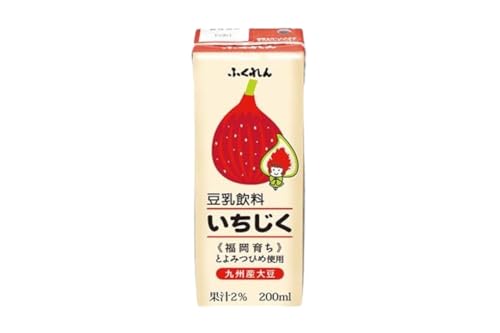 豆乳飲料 いちじく 200ml×24本入り 2ケース 大豆 ふくれん※配送不可:北海道・沖縄・離島