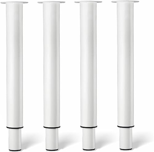 enttgo Table Leg Industrial Table Legs, Office Table Furniture Leg, Industrial and Rustic Style Furniture Legs, Cylindrical Table Legs(A,42.5cm/16.7in)