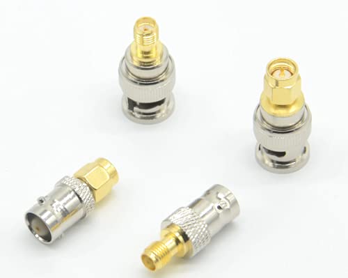 Canary Radio SMA BNC Adapter - Set of 4 Pack - Coax RF Antenna, Male - Female Connectors for CB, Ham, PMR Radio - Image 3