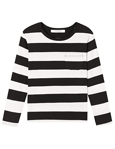 DILBYKE Boys Girl Long Sleeve Striped Crew Neckline T-Shirts Kid Tee