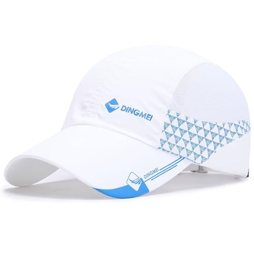 Image of Quick Dry Fit Baseball Cap - Water Repellent Sun Hat for Fishing, Running, Hiking, Golf, Surfing, Sailing, Boating