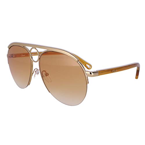 Chloe Ce152s, Lunettes de Soleil Femme, Gold/Gradient Honey, Standard