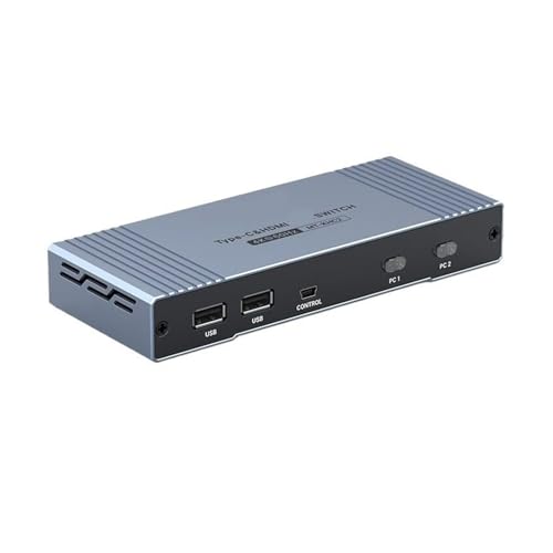 Commutateur KVM Type-C pour double écran d'affichage et bureau dégagé - 2