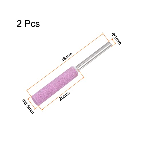 HARFINGTON 2pcs Ceramic Chainsaw Sharpener Bits 7/32
