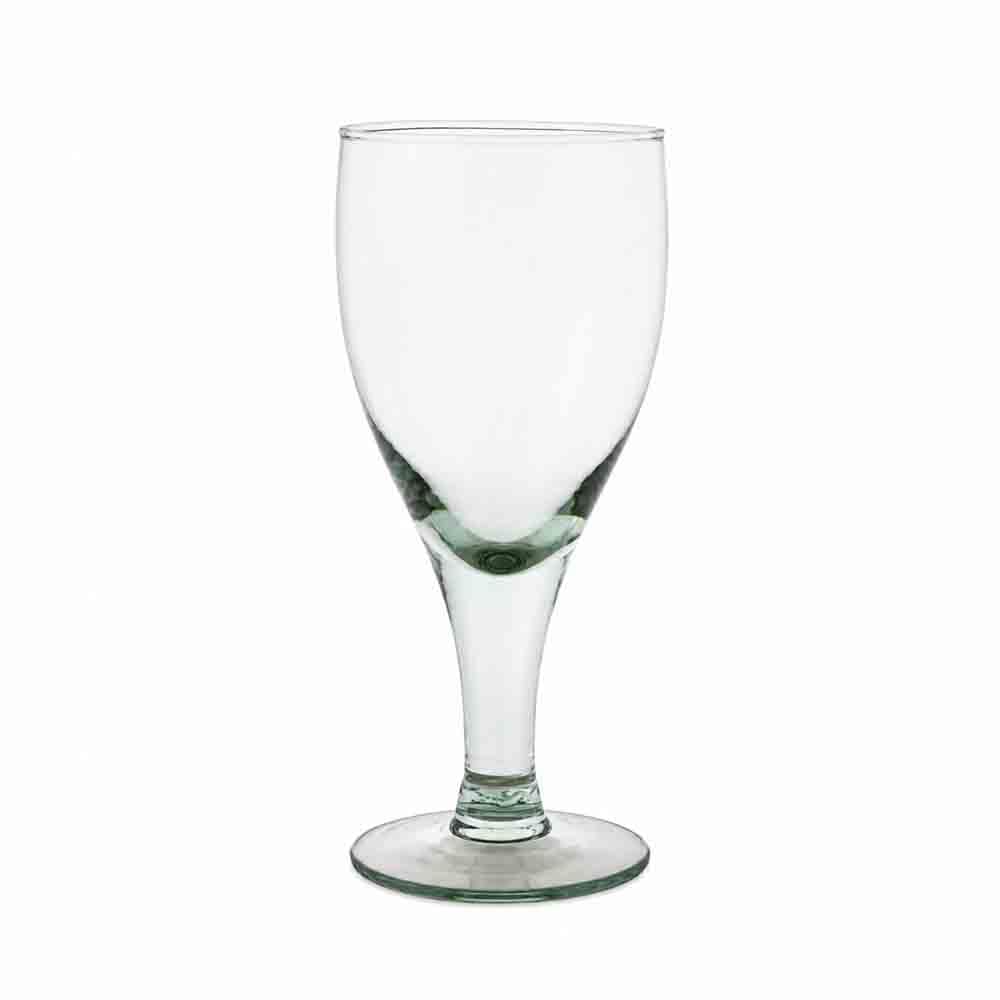 Grehom Recycled Glass Wine Glasses Large (Set of 2) - Nice & Simple (350ml)