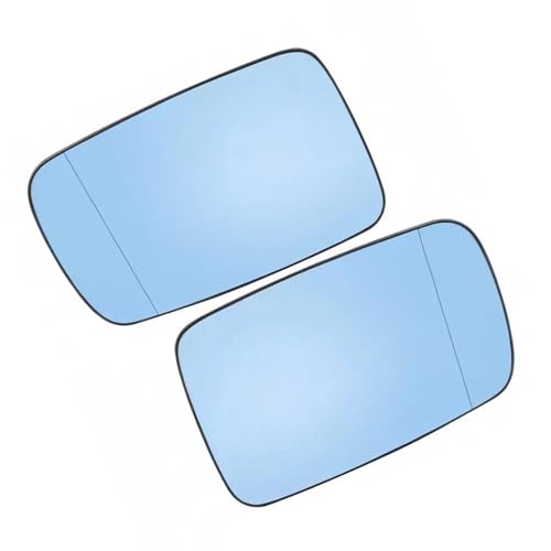 Rétroviseur Latéral Chauffant Grand Angle Anti-Angle Mort E46 E65 Miroir de Remplacement