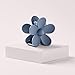 Secret Garden Clip - Large Flower Claw Clip in Slate Blue