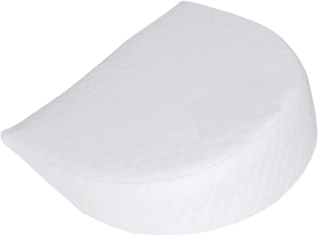 Bluemoon Bedding Pregnancy Wedge Pillow for Sleeping, Maternity Wedge Pillow for Back Support,Foam Belly Wedge Pillow for Side Sleeping for Belly Support White