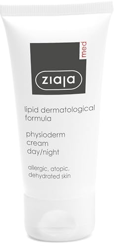 Ziaja Crema Fisioderm Día/Noche, Fórmula Dermatológica con Lípidos para Piel Alérgica, Atópica y Deshidratad de ZIAJA MED