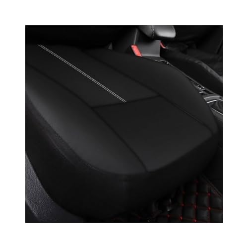 NgAnoh Car Cover Seats Full Set for Vauxhall Zafira B B 2006-2014, 9pcs PU Leather Front Rear Seat Cushion Protectors Waterproof Interior Accessories,A/Black - Image 5
