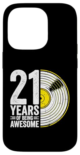 21 Years Of Being Awesome 21�΂̒a���� ���y�v���f���[�T�[ �X�}�z�P�[�X iPhone 14 Pro �p