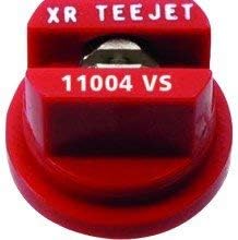TeeJet XR Extended Range Spray Nozzle XR11004VS - 110° - 0.4 GPM - Red (Pack of 12)