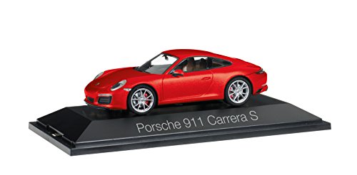 Porsche 911 Carrera S Coupé Herpa 070966 voiture miniature de collection rouge