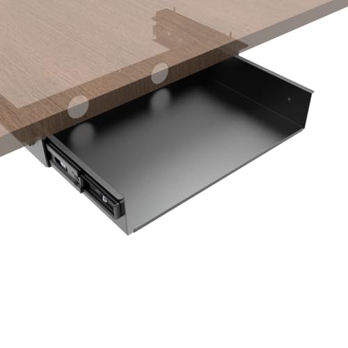 Mofangtech 13" Under Desk Sliding Storage Shelf