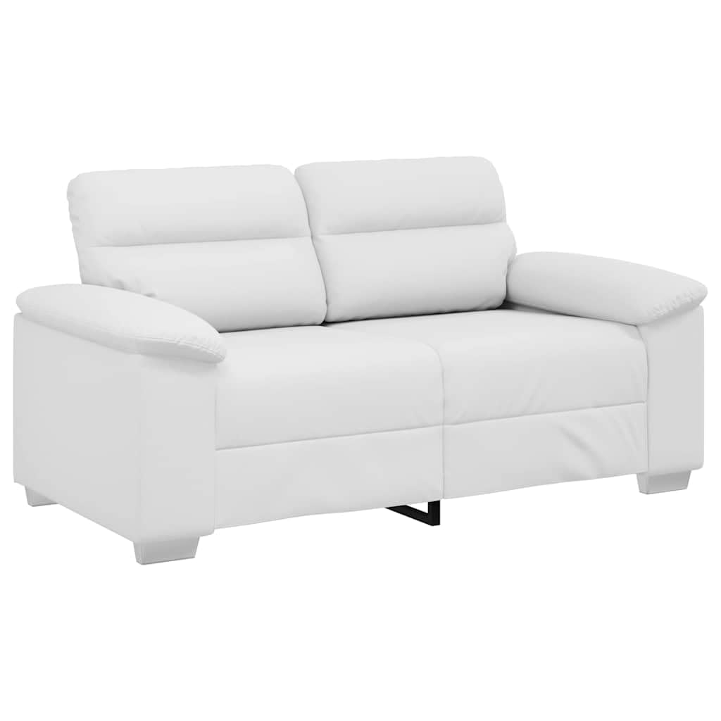 Hothingwell Sofa De 2 Plazas Blanco 160x81x84 Cm Piel Sintetica