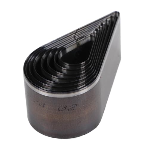 8 Moules Découpe Cuir Forme Larme - Matrices Poinçonnage Acier Allié Avec Boîte De Rangement