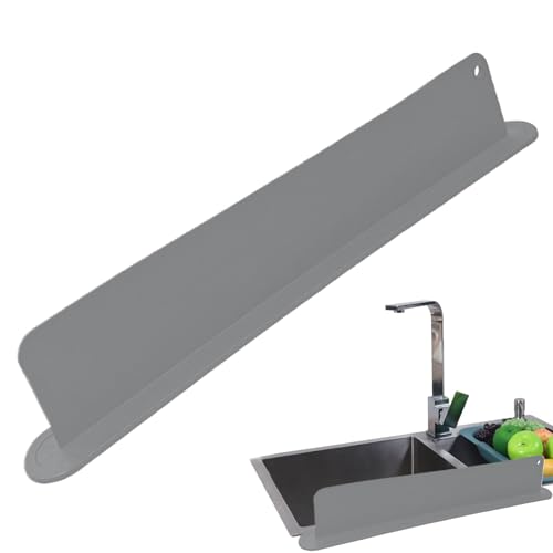 yakermur Protector contra salpicaduras para fregadero de cocina, suministros de cocina, tabla de retención de agua para fregadero, para niñeras, dueños de perros, inquilinos, lavado de platos