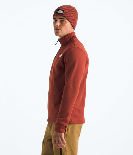 Image of THE NORTH FACE mens Cedar Trail Grid Fleece Quarter Zip Jacket | Cold Weather Top With Durable, Reinforced Bindings