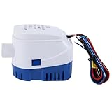 Pompe de cale Submersible automatique for bateau, pompe électrique DC volts, équipement de bateau à moteur Submersible for Yacht avec interrupteur