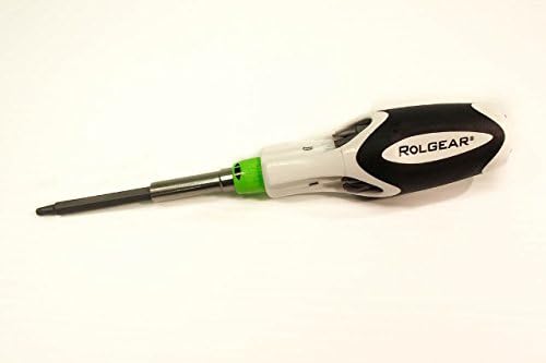 Rolgear 15 in 1 Multi bit SILENT Ratchet Screwdriver - Premium Bits Made to Last With Durable S2 Steel