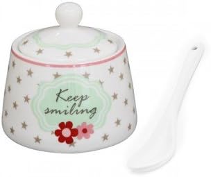 Krasilnikoff Keep Smiling Sugar Bowl with Lid
