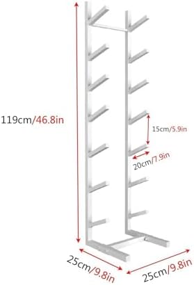 Skateboard & Snowboard Display Rack - Space-Saving Yoga Mat Hanger for Home Gym Organization, Corner Storage Solution for Exercise Equipment & Outdoor Gear