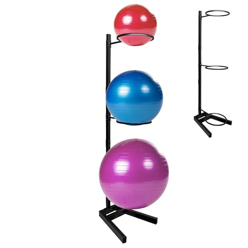 Montex Yoga Ball Holder, Exercise Ball Holder Vertical Storage for Commercial Gym and Home