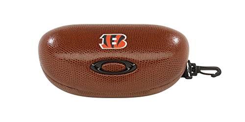 Oakley Capa de óculos de sol NFL Collection Football retangular, marrom, tamanho único