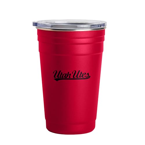 Image of Logo Brands NCAA 22 oz Stainless Steel Tailgate Cup -Double Wall Vacuum-Sealed Durable For Hot & Cold Drinks, Perfect for Gameday & Tailgating
