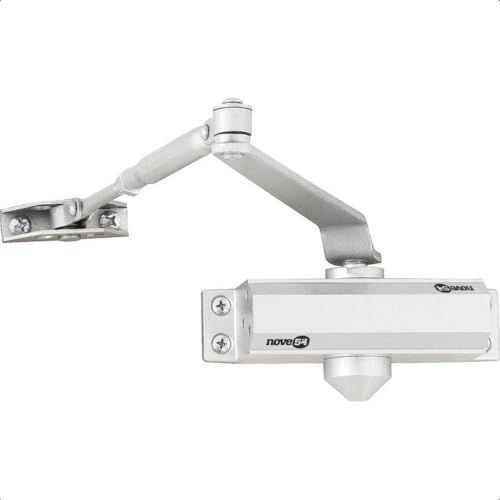 Mola Aérea Para Porta, Prata, Potência 2, Nove54.