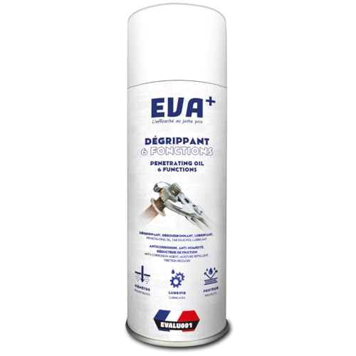 Desincrustante multifunción 6en1 Profesional 400 mL - EVA+ | EVALU001 | Desbloquea-Desengrasa-Lubrica | Sin Silicona | Todos los Mecanismos | Protección Anticorrosión | Válvula Doble Posición