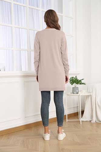 Image of VIISHOW Women's Classic Cardigans Long Sleeve Open Front Casual Knit Cardigan Sweaters Coat Soft Outwear