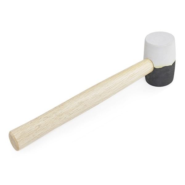Yato YT-4601 Rubber Mallet 340G|Wooden handle|White and Black Head|Industrial tool|Automotive|Power Tools|Home Tools|hand tools|Repair Tool|Rubber mallet hammer|Hammer for Drill|Hammer for car 4