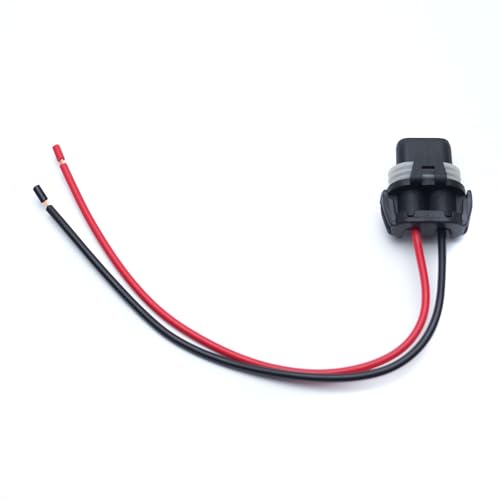 Flosser Wire Harness 880 H27 PGJ13 893 884 885 887 890 892 899 Female Pigtail Socket 9440 Headlight Fog Light Bulb Lamp Connector Replacement (Pack of 2) Made in Germany Black by FL�SSER - Used condition - Image 4
