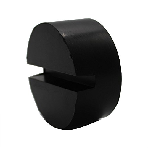 Image of Jack Pad Car SUV Slotted Rubber Frame Rail Hyraulic Floor Jack Disk Pad 35MM Black