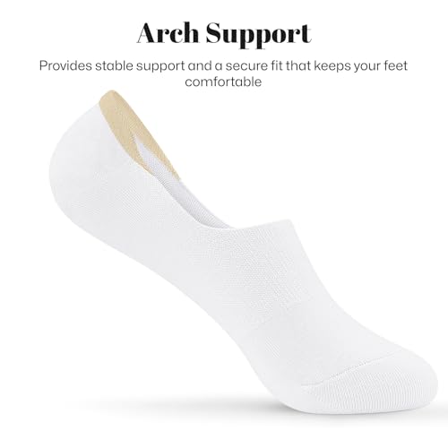 wernies No Show Socks Women Low Socks Non Slip Flat Boat Line 4/8 Pairs - Image 5