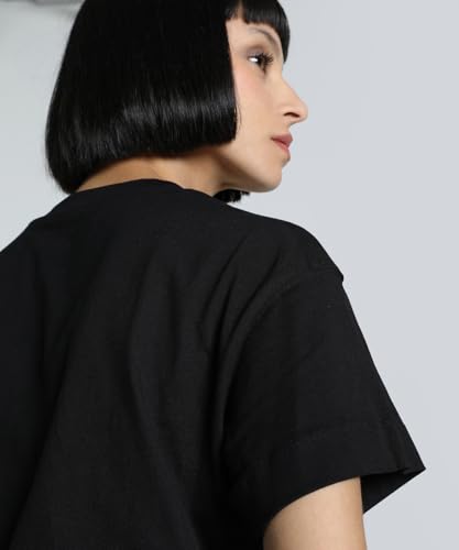 Image of Puma Women's Solid Relaxed Fit T-Shirt