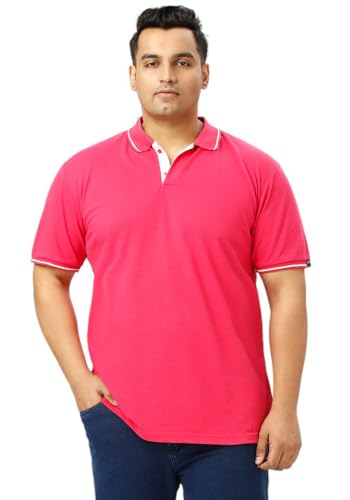 Image of Wear Your Opinion Men's Plus Size Tipped Polo Collar Neck Tshirt