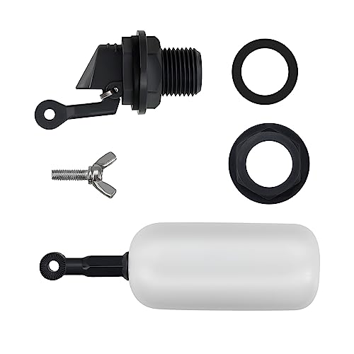 4 Pack 1/2 Inch Float Ball Valve, Adjustable Arm For Livestock Water Trough