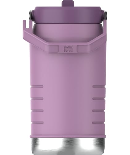 Image of STANLEY IceFlow Flip Straw 2.0 Jug, 64 oz, Lilac | Easy Carry Handle | Twist On Lid and Flip Up Straw | Leakproof Water Bottle | Insulated Stainless Steel | BPA-Free