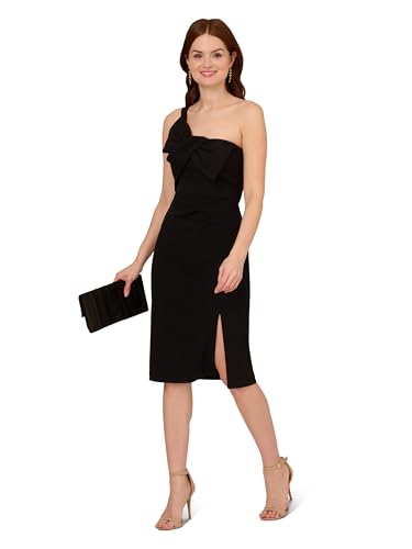 Image of Adrianna Papell Knit Crepe Short Dress