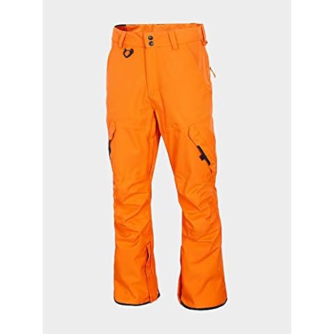 4F Herren Snowboardhose Hans, Orange Neon, M Cover